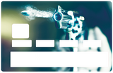 Pistol - credit card sticker, 2 credit card sizes available