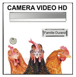 Sticker for letterbox, HD video camera