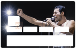 Freddie Mercury - credit card sticker, 2 credit card sizes available 