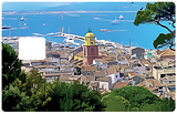 Saint tropez - sticker pour carte bancaire, 2 formats de carte bancaire disponibles