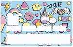 SO CUTE - sticker pour carte bancaire, 2 formats de carte bancaire disponibles