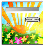 Sticker for letterbox, Sunrise