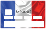 So French! - credit card sticker, 2 credit card formats available