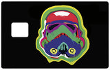 Stormtrooper Tribal - sticker pour carte bancaire, format US