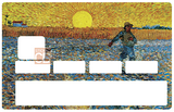 le semeur de Van Gogh  - sticker pour carte bancaire, 2 formats de carte bancaire disponibles