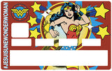 Je suis une WonderWoman - sticker pour carte bancaire