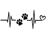 My heart beats for animals, available in 10 colors