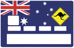 Australian symbol- sticker pour carte bancaire