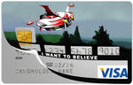 I want to believe- bank card sticker