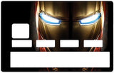 Tribute to Iron Man - credit card sticker, 2 credit card sizes available