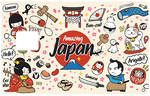 I love Japan- sticker pour carte bancaire, format US