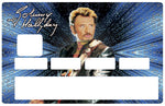 Tribute to Johnny Hallyday, edit. limitée 300 ex - sticker pour carte bancaire, 2 formats de carte bancaire disponibles