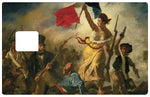 Liberté, egalité, fraternité - sticker pour carte bancaire, 2 formats de carte bancaire disponibles