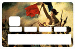 Liberté, egalité, fraternité - sticker pour carte bancaire, 2 formats de carte bancaire disponibles