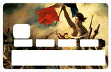 Liberté, egalité, fraternité - sticker pour carte bancaire, 2 formats de carte bancaire disponibles