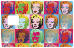 Marilyn Monroe by Andy Warhol - credit card sticker, 2 credit card sizes available