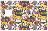 Never too many cats - credit card sticker, 2 credit card formats available