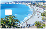 NICE, la baie des Anges - credit card sticker, 2 credit card formats available